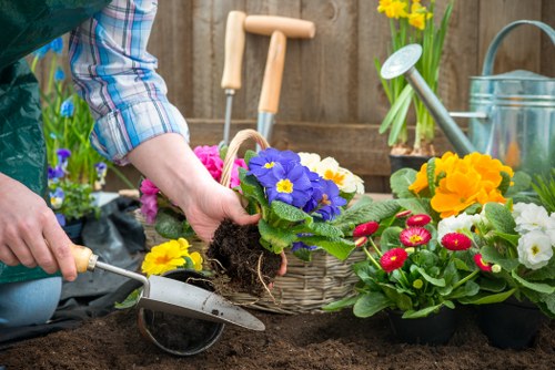 Sustainable gardening practices in an urban Parsons Green garden
